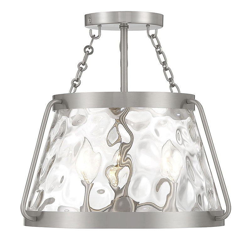 Savoy House 6-1802-3 Crawford 3-lt 15" Semi Flush