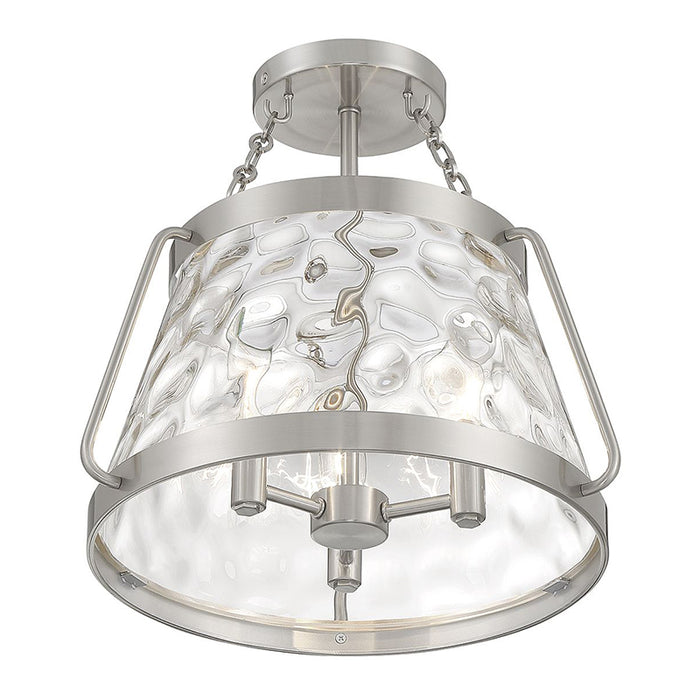 Savoy House 6-1802-3 Crawford 3-lt 15" Semi Flush