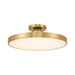 Savoy House 6-2969-1 Thayer 1-lt 20" LED Flush Mount - Warm Brass