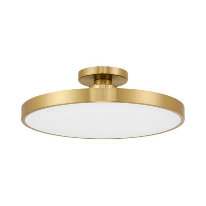 Savoy House 6-2969-1 Thayer 1-lt 20" LED Flush Mount - Warm Brass