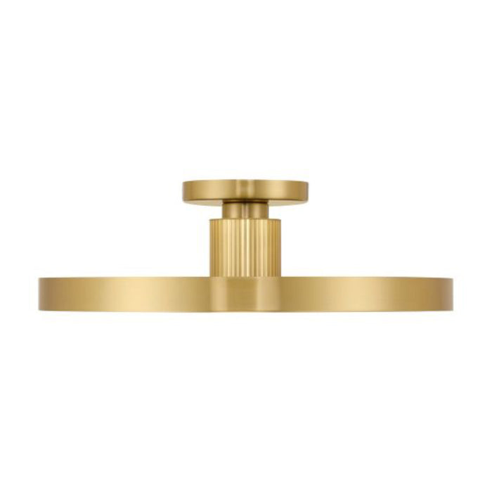 Savoy House 6-2969-1 Thayer 1-lt 20" LED Flush Mount - Warm Brass