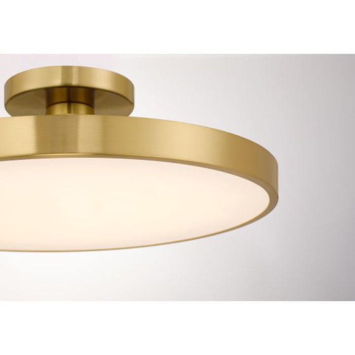 Savoy House 6-2969-1 Thayer 1-lt 20" LED Flush Mount - Warm Brass