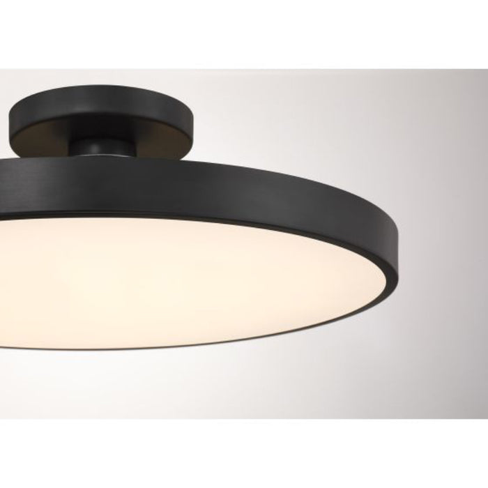 Savoy House 6-2969-1 Thayer 1-lt 20" LED Flush Mount - Matte Black