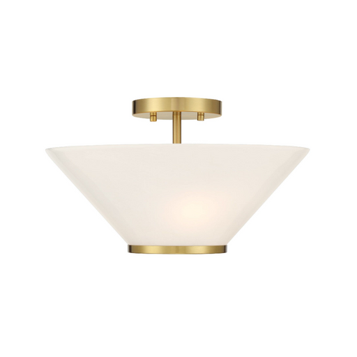 Savoy House 6-4012-3 Blair 3-lt 15" Convertible Semi-Flush/Pendant - Warm Brass