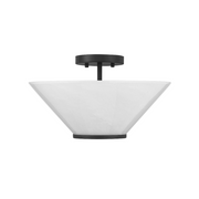 Savoy House 6-4012-3 Blair 3-lt 15" Convertible Semi-Flush/Pendant - Matte Black