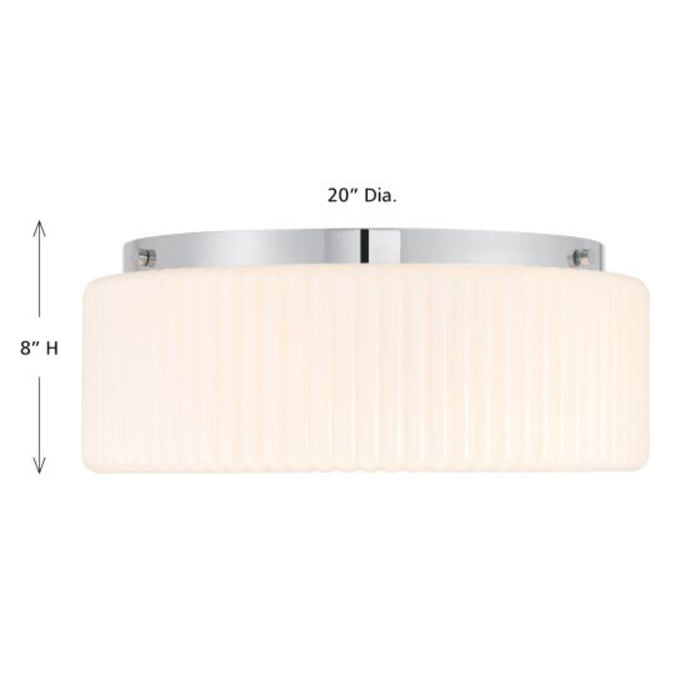 Savoy House 6-4187-4 Edgemont 4-lt 20" Flush Mount