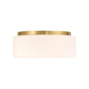 Savoy House 6-4187-4 Edgemont 4-lt 20" Flush Mount - Warm Brass