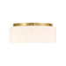 Savoy House 6-4187-4 Edgemont 4-lt 20" Flush Mount - Warm Brass