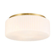 Savoy House 6-4187-4 Edgemont 4-lt 20" Flush Mount - Warm Brass