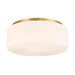 Savoy House 6-4187-4 Edgemont 4-lt 20" Flush Mount - Warm Brass