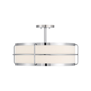 Savoy House 6-4193-4 Chauncey 4-lt 22" Semi-Flush Mount - Chrome