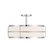 Savoy House 6-4193-4 Chauncey 4-lt 22" Semi-Flush Mount - Chrome