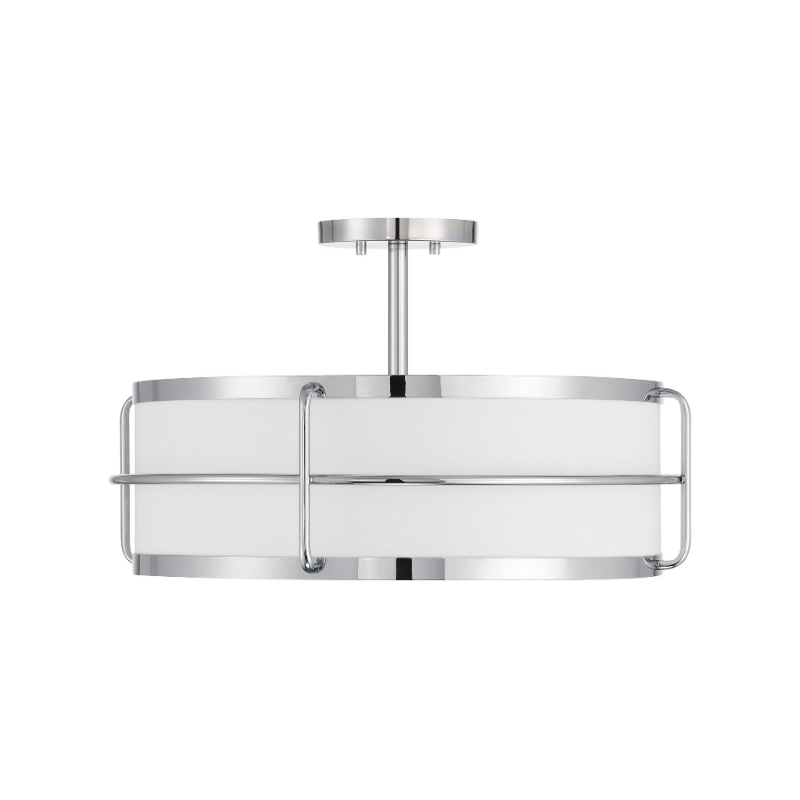 Savoy House 6-4193-4 Chauncey 4-lt 22" Semi-Flush Mount - Chrome