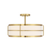 Savoy House 6-4193-4 Chauncey 4-lt 22" Semi-Flush Mount - Warm Brass