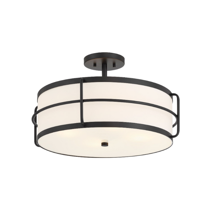 Savoy House 6-4193-4 Chauncey 4-lt 22" Semi-Flush Mount - Matte Black