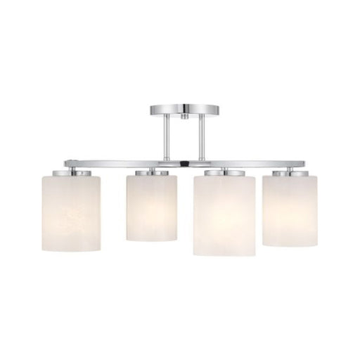 Savoy House 6-4693-4 Herron 4-lt 24" Semi-Flush Mount - Chrome