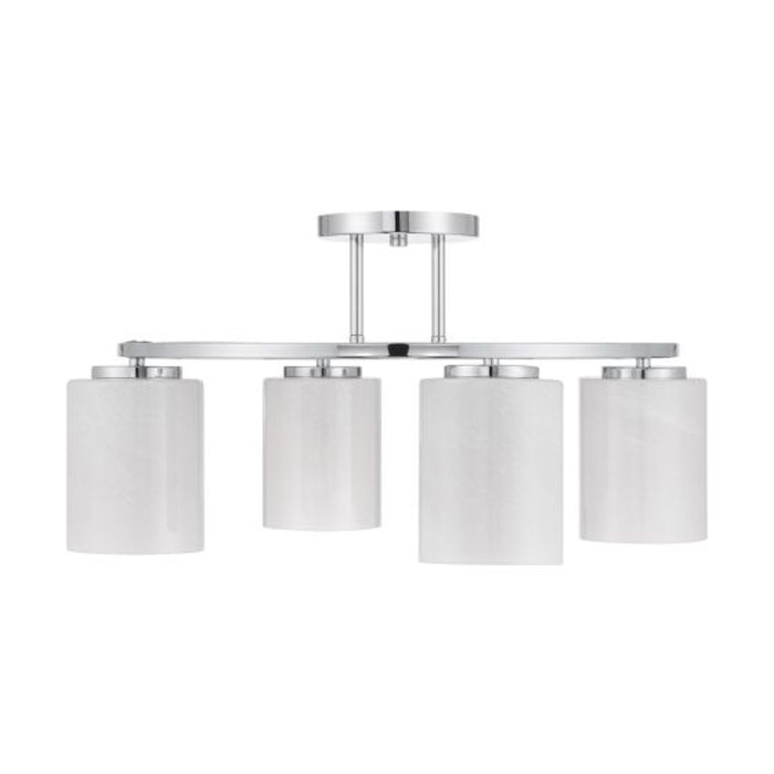 Savoy House 6-4693-4 Herron 4-lt 24" Semi-Flush Mount - Chrome