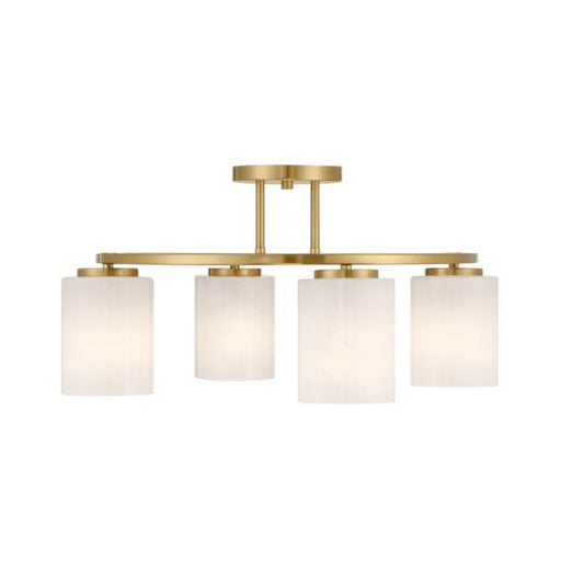 Savoy House 6-4693-4 Herron 4-lt 24" Semi-Flush Mount - Warm Brass