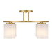 Savoy House 6-4693-4 Herron 4-lt 24" Semi-Flush Mount - Warm Brass