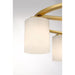 Savoy House 6-4693-4 Herron 4-lt 24" Semi-Flush Mount - Warm Brass