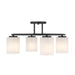 Savoy House 6-4693-4 Herron 4-lt 24" Semi-Flush Mount - Matte Black