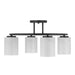 Savoy House 6-4693-4 Herron 4-lt 24" Semi-Flush Mount - Matte Black
