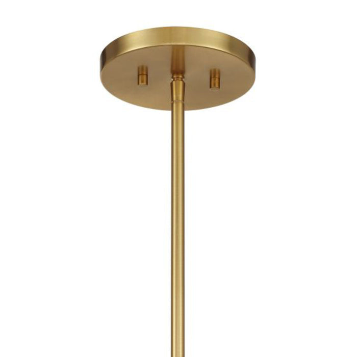 Savoy House 6-5065-5 Balfour 5-lt 24" Convertible Semi-Flush or Pendant - Warm Brass
