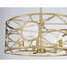 Savoy House 6-5065-5 Balfour 5-lt 24" Convertible Semi-Flush or Pendant - Warm Brass