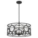 Savoy House 6-5065-5 Balfour 5-lt 24" Convertible Semi-Flush or Pendant - Matte Black
