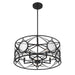 Savoy House 6-5065-5 Balfour 5-lt 24" Convertible Semi-Flush or Pendant - Matte Black