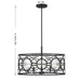 Savoy House 6-5065-5 Balfour 5-lt 24" Convertible Semi-Flush or Pendant