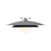 Savoy House 6-5564-1 Sherrer 1-lt 20" Semi-Flush Mount - Chrome