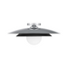 Savoy House 6-5564-1 Sherrer 1-lt 20" Semi-Flush Mount - Chrome