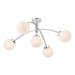 Savoy House 6-6199-5 Redfield 5-lt 36" LED Semi-Flush Mount - Chrome