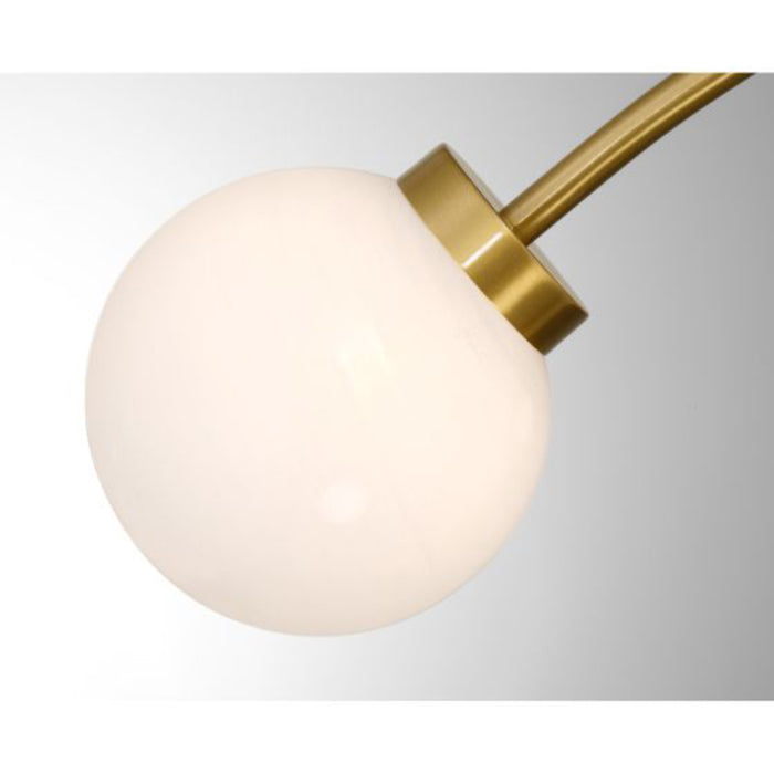 Savoy House 6-6199-5 Redfield 5-lt 36" LED Semi-Flush Mount - Warm Brass
