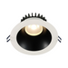Lotus LD6R-HO 6" 30W LED Round Deep Regressed Open Plenum Rated Downlight - Black/White