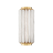 Hudson Valley 6013 Hillside 1-lt 14" Tall LED Wall Sconce-Aged Brass
