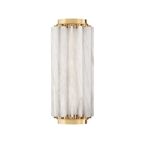 Hudson Valley 6013 Hillside 1-lt 14" Tall LED Wall Sconce-Aged Brass