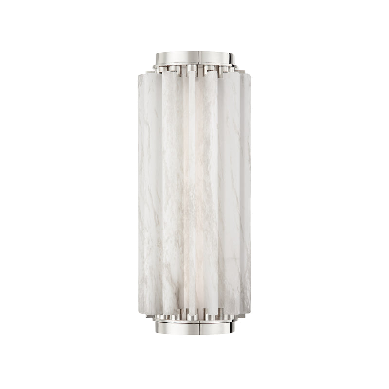 Hudson Valley 6013 Hillside 1-lt 14" Tall LED Wall Sconce-Polished Nickel