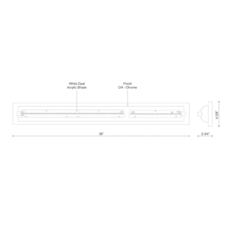 Kuzco 601465 Charlotte 36" LED Bath Vanity