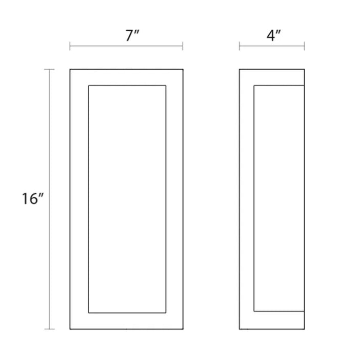 Sonneman 6017 Puri 2-lt 16" Tall Wall Sconce