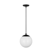 Generation 6018EN3 Leo Hanging Globe 1-lt 8" LED Pendant - Midnight Black