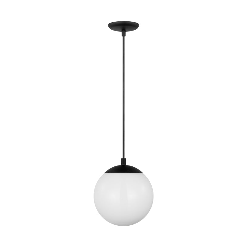 Generation 6018EN3 Leo Hanging Globe 1-lt 8" LED Pendant - Midnight Black