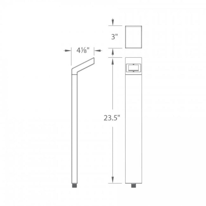 WAC 6021 24" Tall LED Slope Path Light