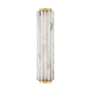 Hudson Valley 6024 Hillside 1-lt 25" Tall LED Wall Sconce-Aged Brass