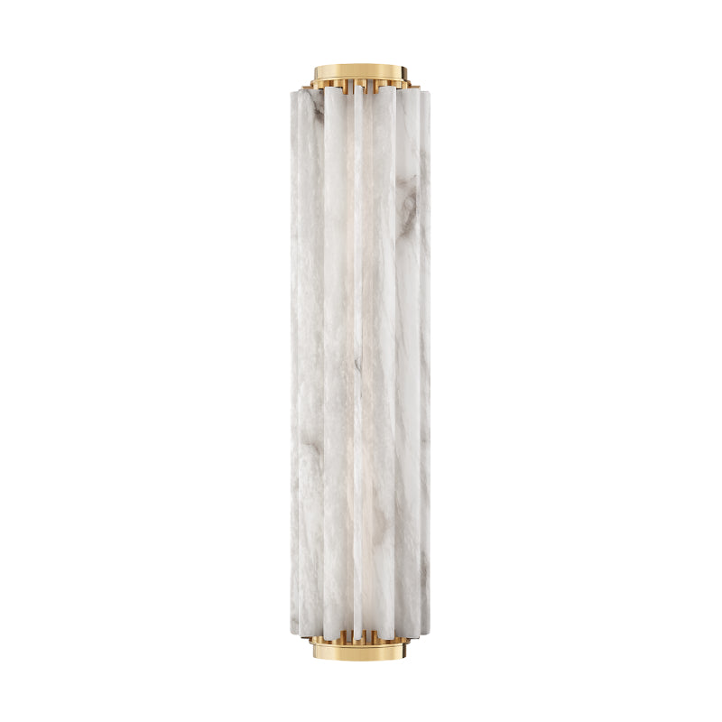 Hudson Valley 6024 Hillside 1-lt 25" Tall LED Wall Sconce-Aged Brass