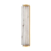 Hudson Valley 6024 Hillside 1-lt 25" Tall LED Wall Sconce-Aged Brass