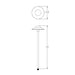 WAC 6053 Canopy 22" Tall LED Path Light