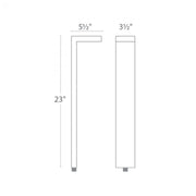 WAC 6081 Ledge 23" Tall LED Path Light