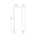 WAC 6081 Ledge 23" Tall LED Path Light